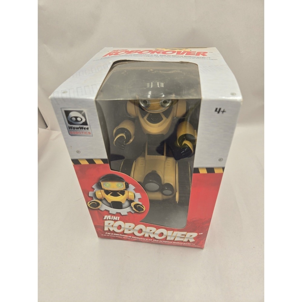 Wowwee mini roborover robotics figure LED electronic robot Vintage Rare Toy